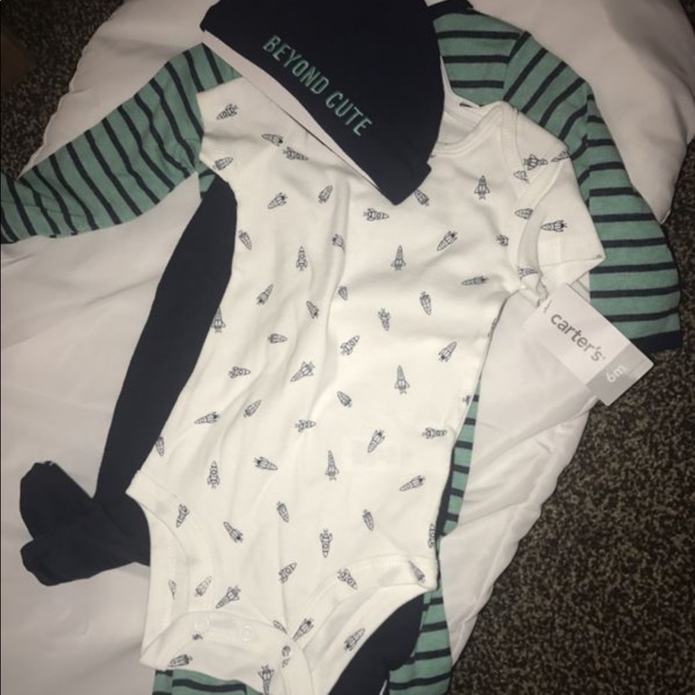 Carters size 6mo NWT 3 price set